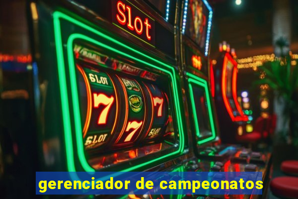 gerenciador de campeonatos